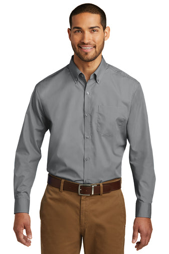 Port Authority Long Sleeve Carefree Poplin Shirt