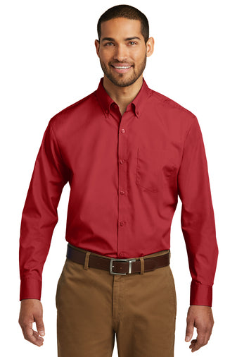 Port Authority Long Sleeve Carefree Poplin Shirt