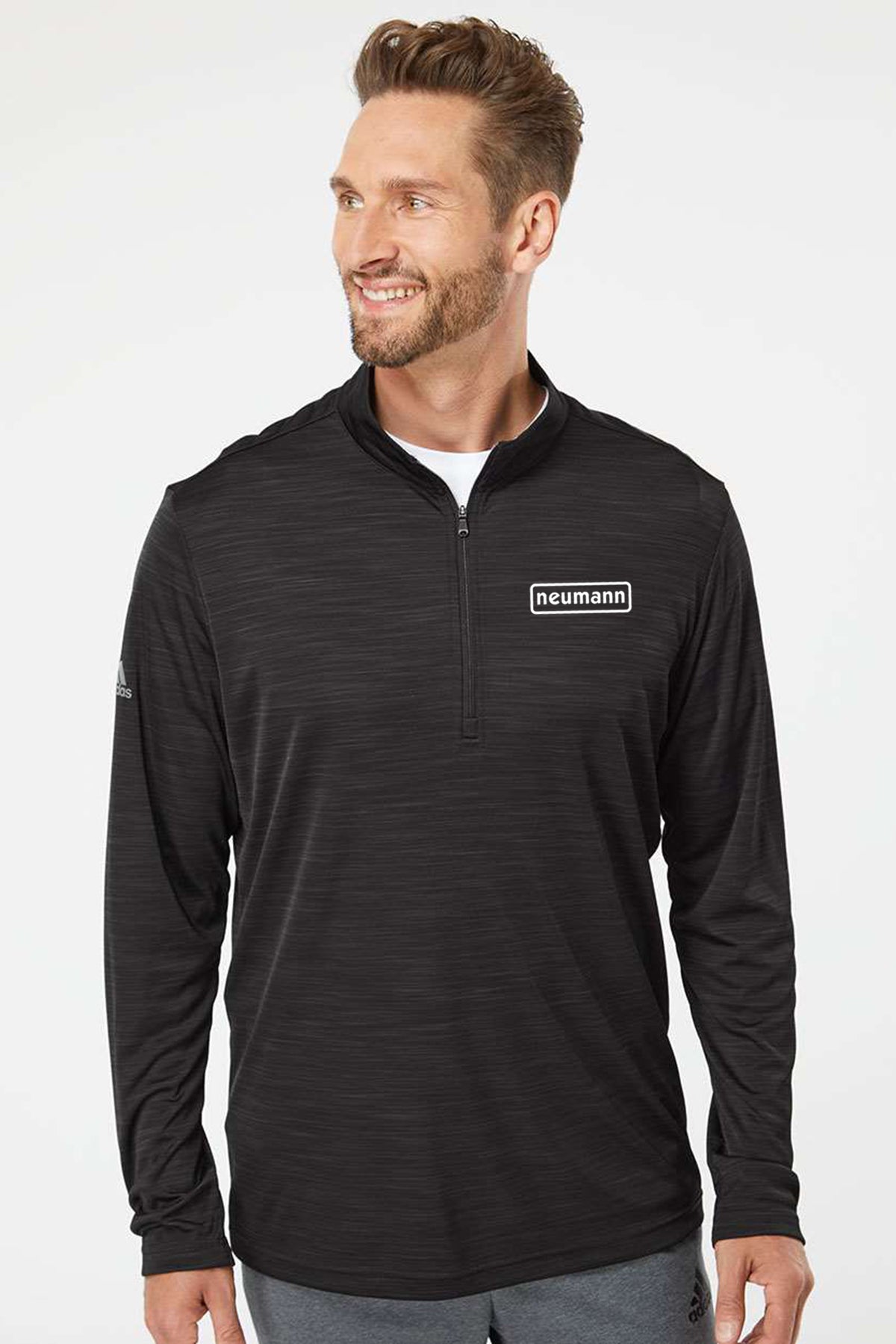 Adidas Lightweight Mélange Quarter-Zip Men's Pullover