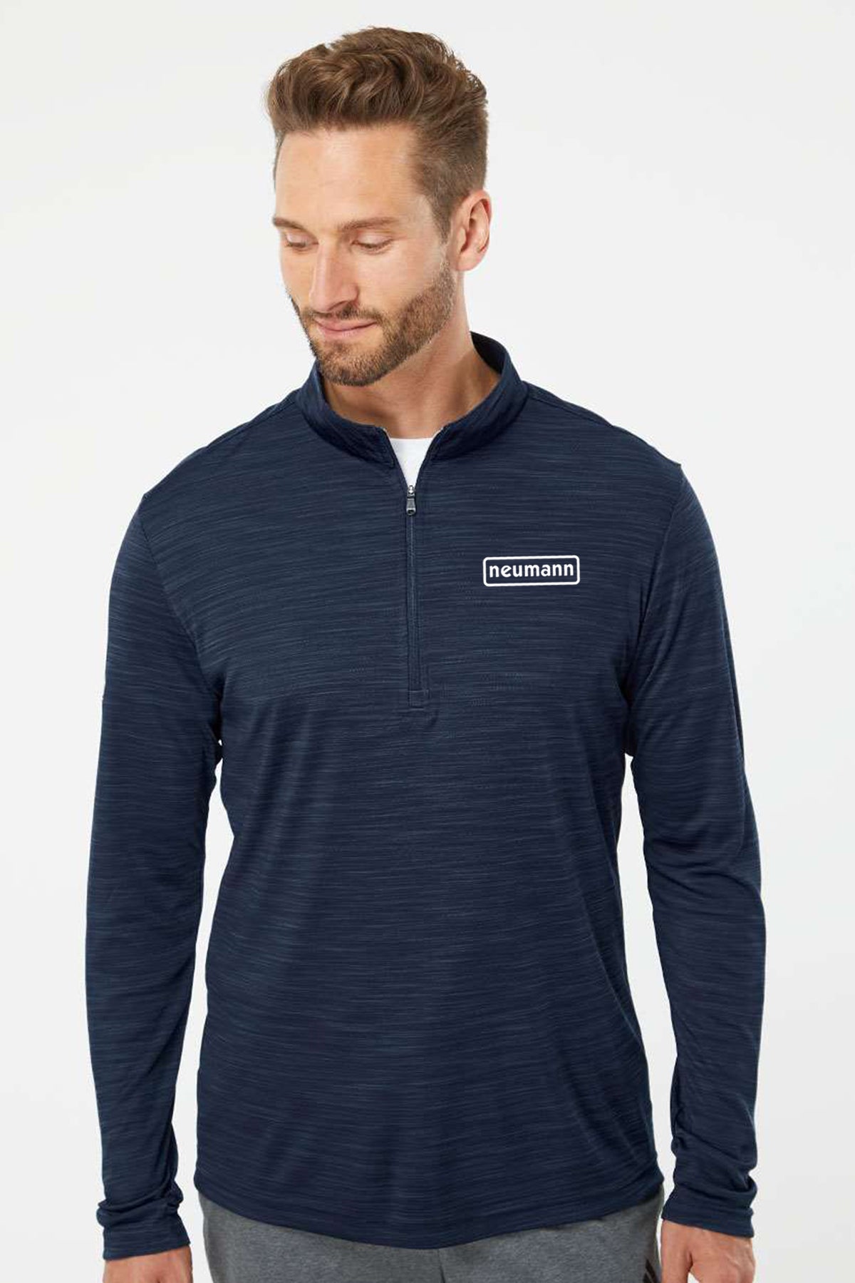 Adidas Lightweight Mélange Quarter-Zip Men's Pullover