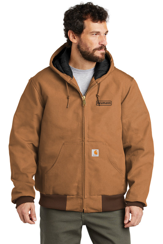Carhartt Quilted-Flannel-Lined Duck Active Jacket