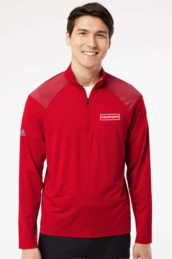 Adidas Shoulder Stripe Quarter-Zip Men's Pullover